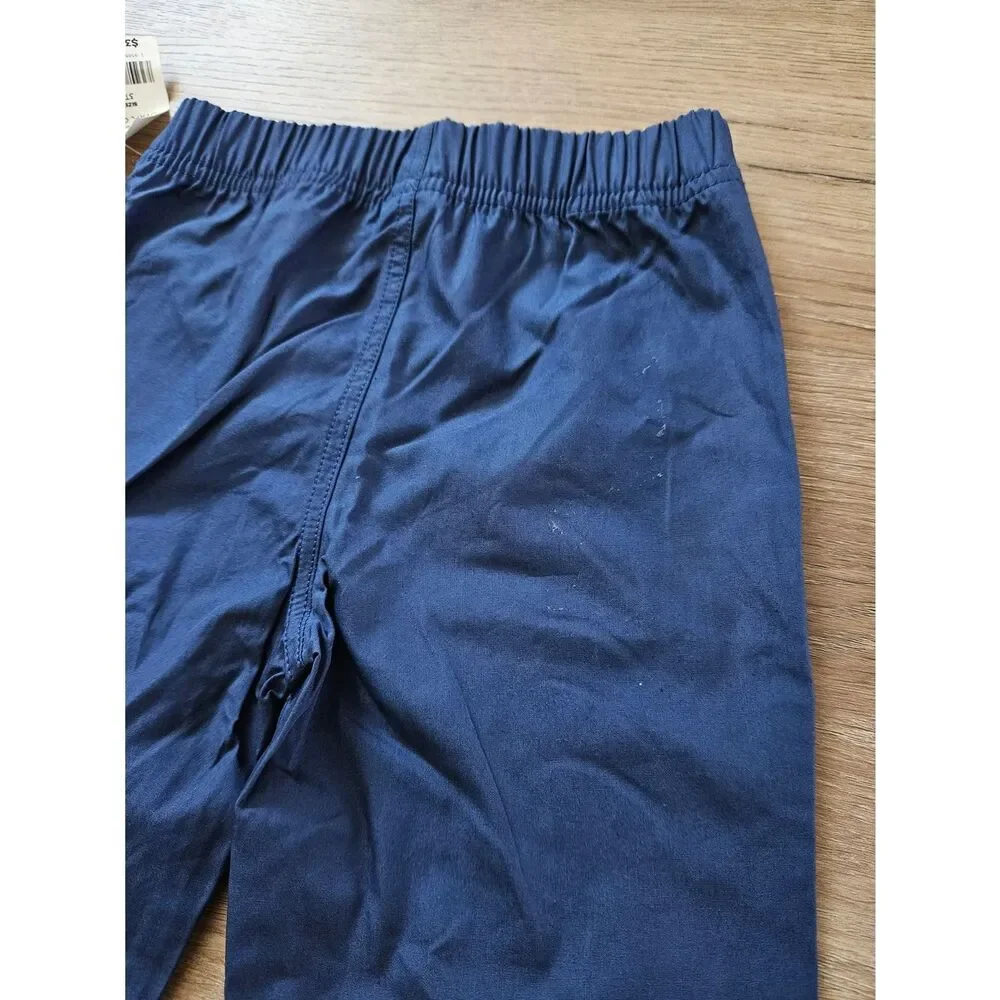 Carter's Boys Navy Elastic-Waist Casual Pants Size 3T